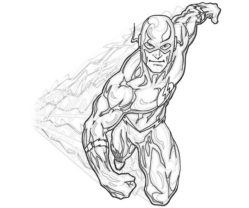 Coloriage Flash #42978 à imprimer Coloriage Flash #42978 à imprimer