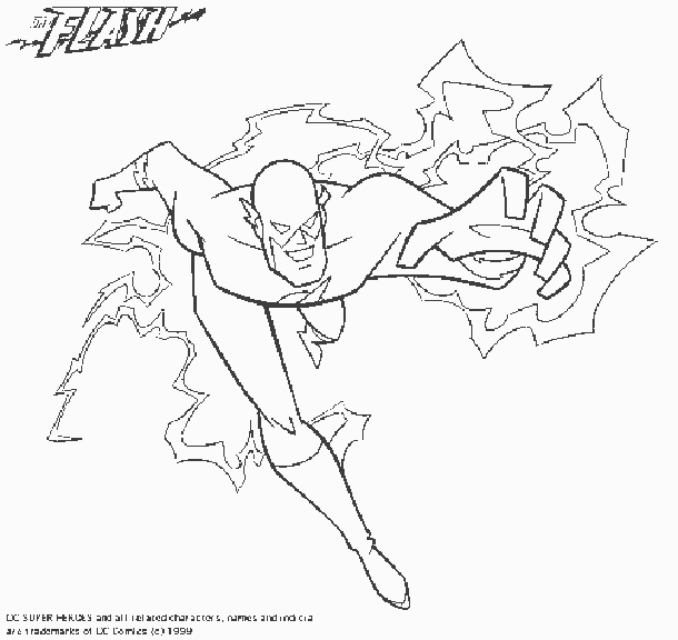 Coloriage Flash #42997 à imprimer Coloriage Flash #42997 à imprimer
