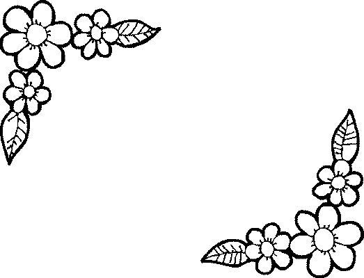 Coloriage de fleurs variées en pleine floraison