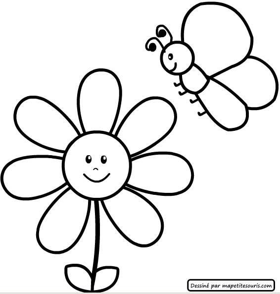 Coloriage de fleurs avec des détails variés et délicats