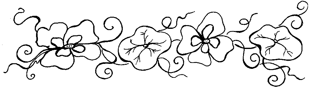 Coloriage de fleurs variées sur un fond floral