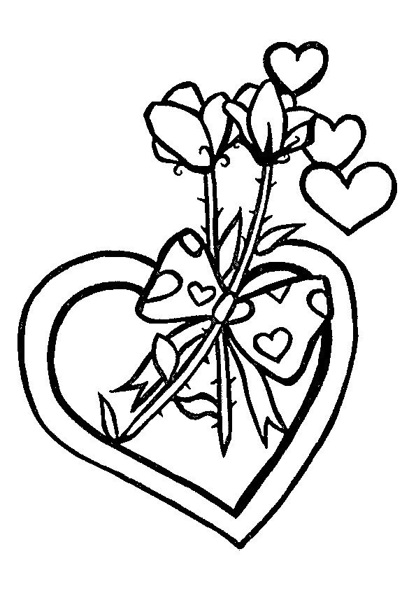 Coloriage de fleurs variées dans un jardin