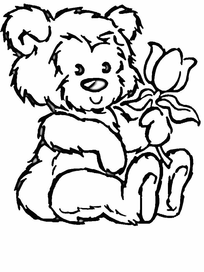 Coloriage de fleurs variées en pleine floraison