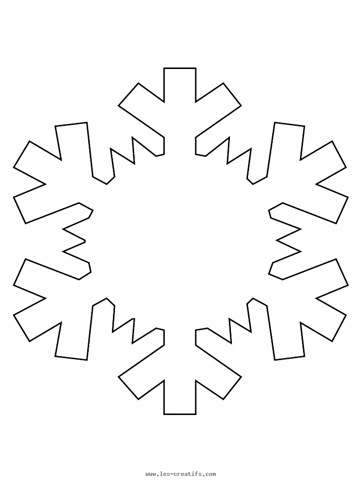 Coloriage de flocon de neige avec motifs délicats