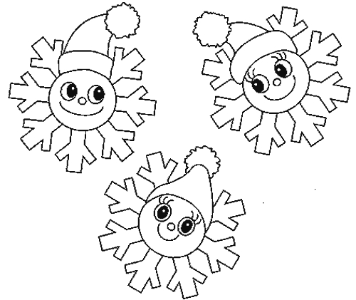Coloriage d'un flocon de neige avec motifs détaillés