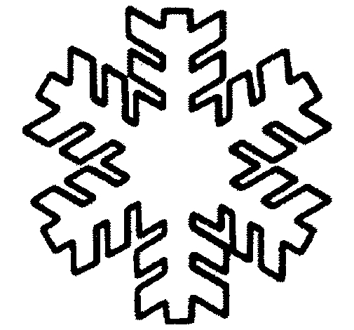 Coloriage d'un flocon de neige complexe avec motifs variés