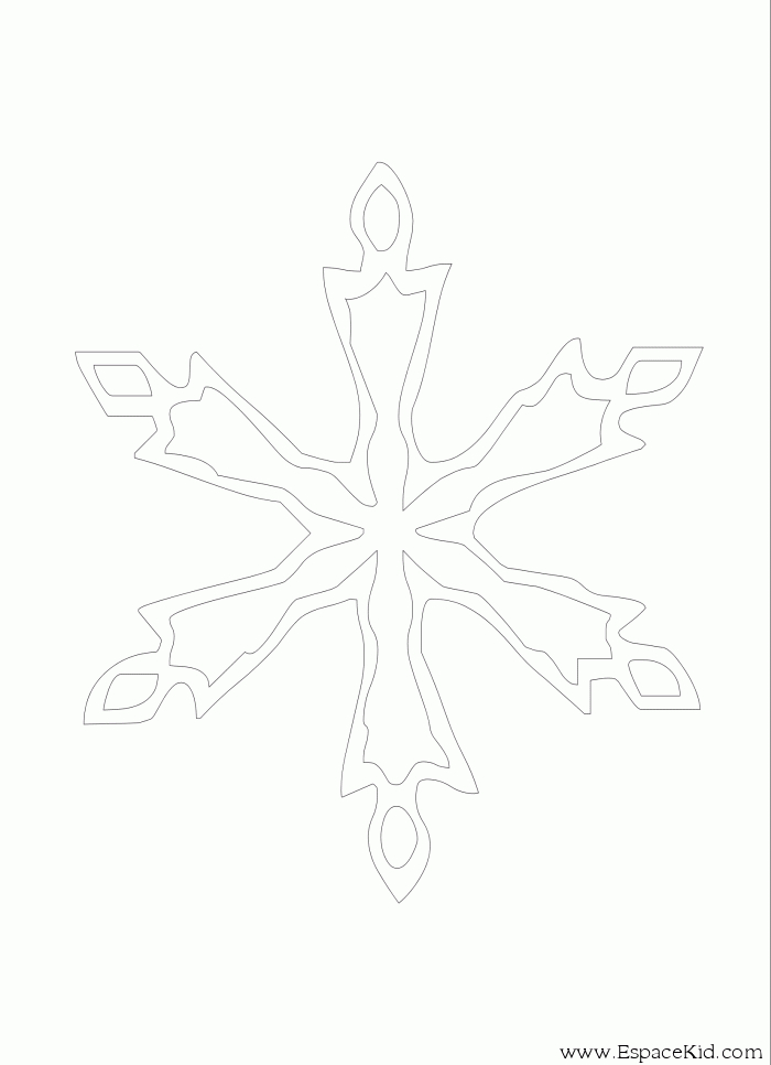 Coloriage Flocon de Neige #32998 à imprimer Coloriage Flocon de Neige #32998 à imprimer