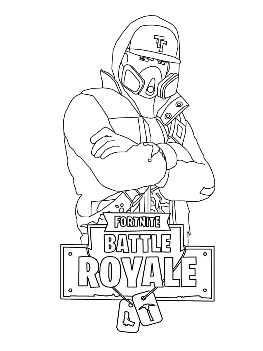 Personnage de Fortnite en pleine action dans un décor urbain