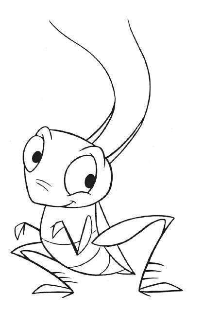 Coloriage d'une fourmi en pleine exploration sur une feuille