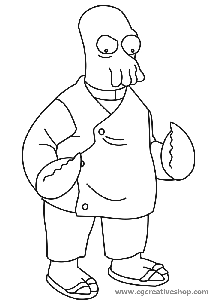 Les personnages de Futurama en pleine aventure intergalactique