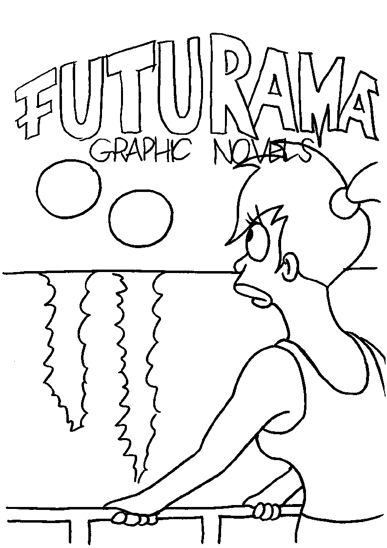 Personnages de Futurama s'affrontent dans une scène humoristique