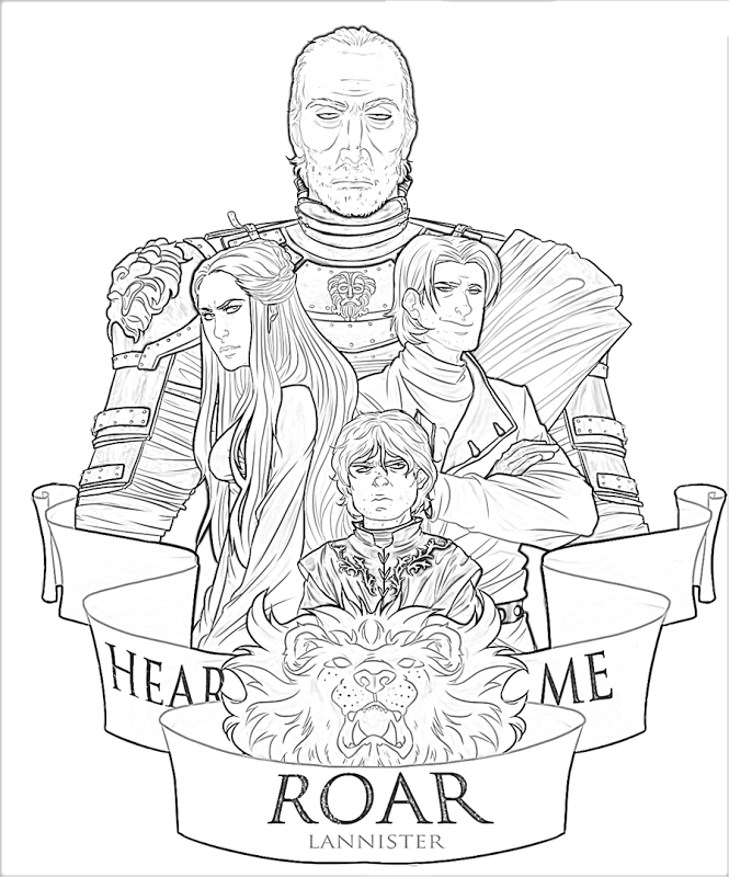 Coloriage de Jon Snow en pleine bataille dans le décor de Westeros Coloriage de Jon Snow en pleine bataille dans le décor de Westeros