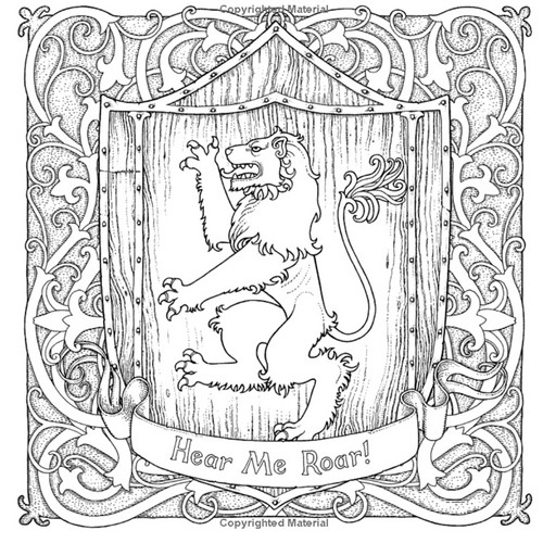 Coloriage de Jon Snow et de son épée dans un paysage enneigé Coloriage de Jon Snow et de son épée dans un paysage enneigé