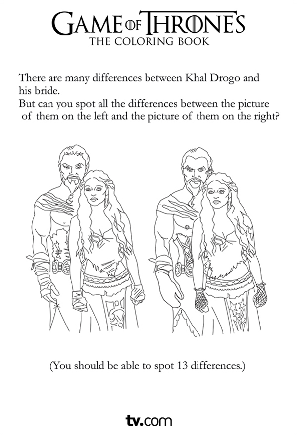 Coloriage de personnages emblématiques de Game of Thrones dans un décor médiéval Coloriage de personnages emblématiques de Game of Thrones dans un décor médiéval