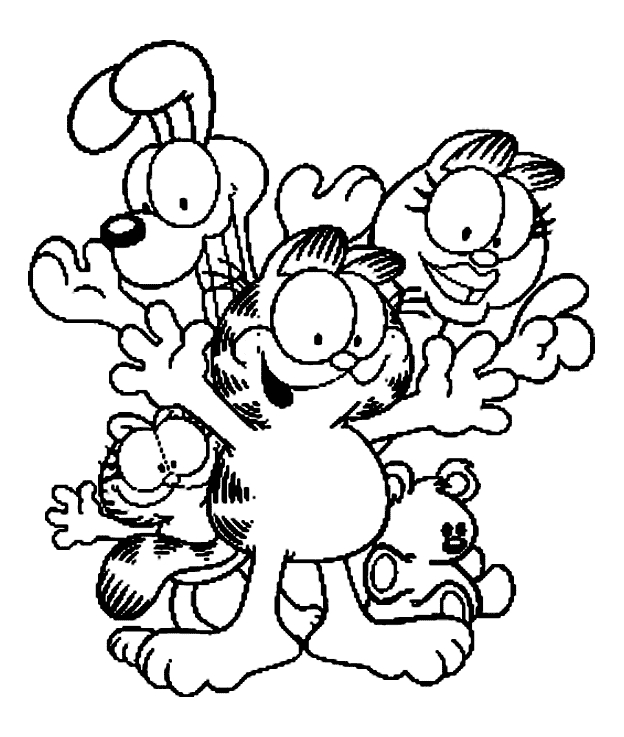 Garfield en pleine sieste sur un canapé confortable