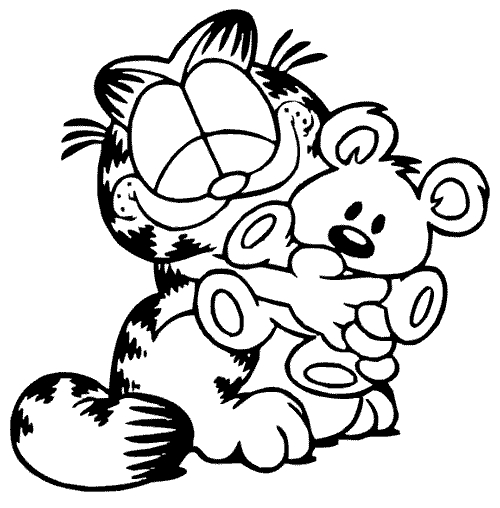 Garfield en pleine réflexion sur un canapé moelleux