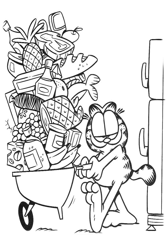 Garfield, le chat paresseux, se prélasse sur un coussin moelleux