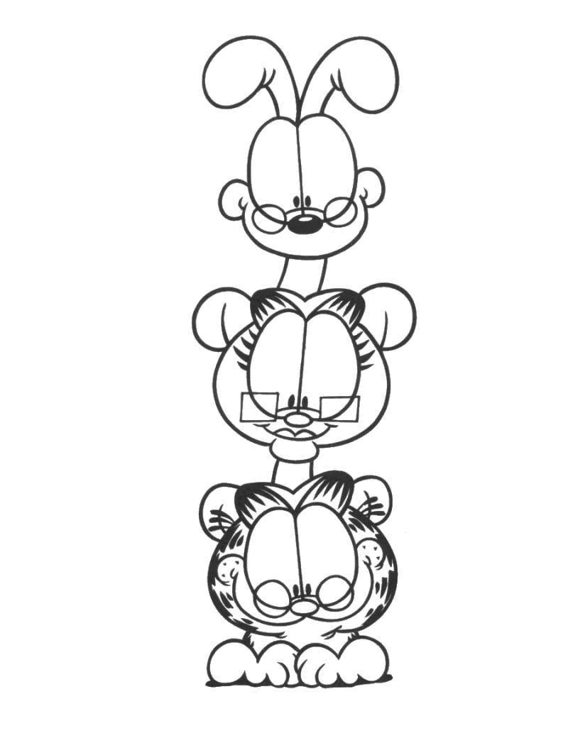 Coloriage Garfield #16542 à imprimer Coloriage Garfield #16542 à imprimer
