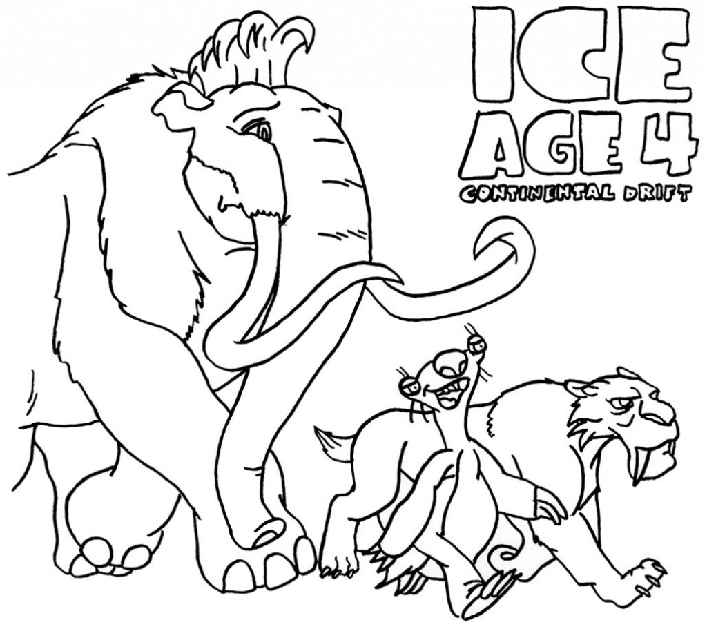 Un géant de glace dans un paysage enneigé