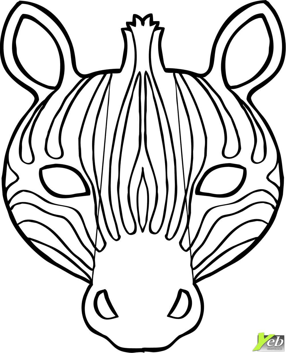 Coloriage d'une girafe se tenant debout dans la savane