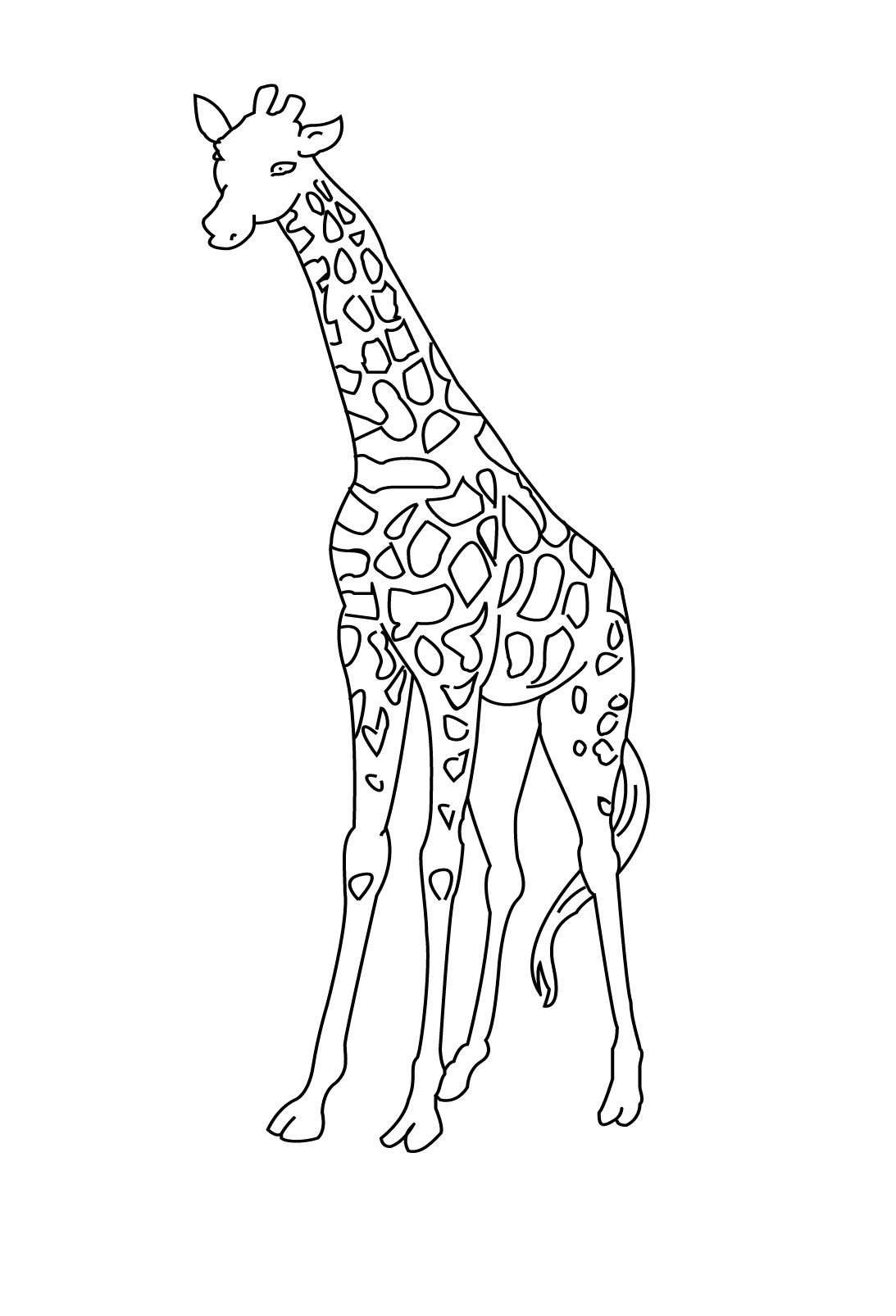 Une girafe se tenant debout dans un environnement naturel