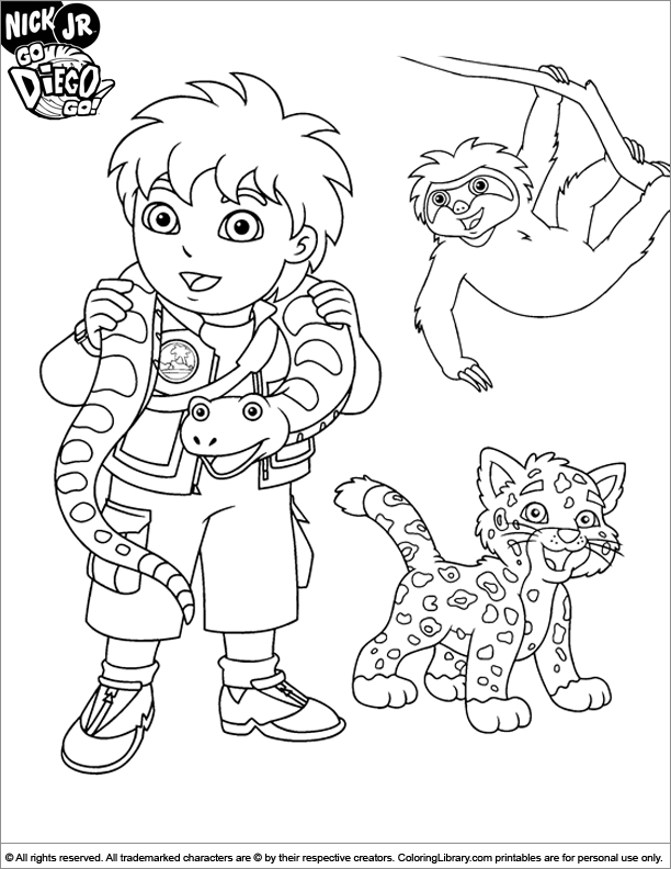 Go Diego dans la jungle avec un animal sauvage