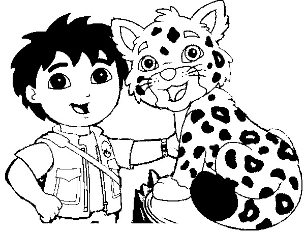 Coloriage Go Diego! #16578 à imprimer Coloriage Go Diego! #16578 à imprimer