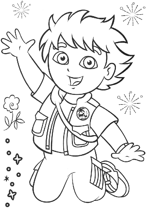Go Diego et ses amis explorent la jungle avec des animaux
