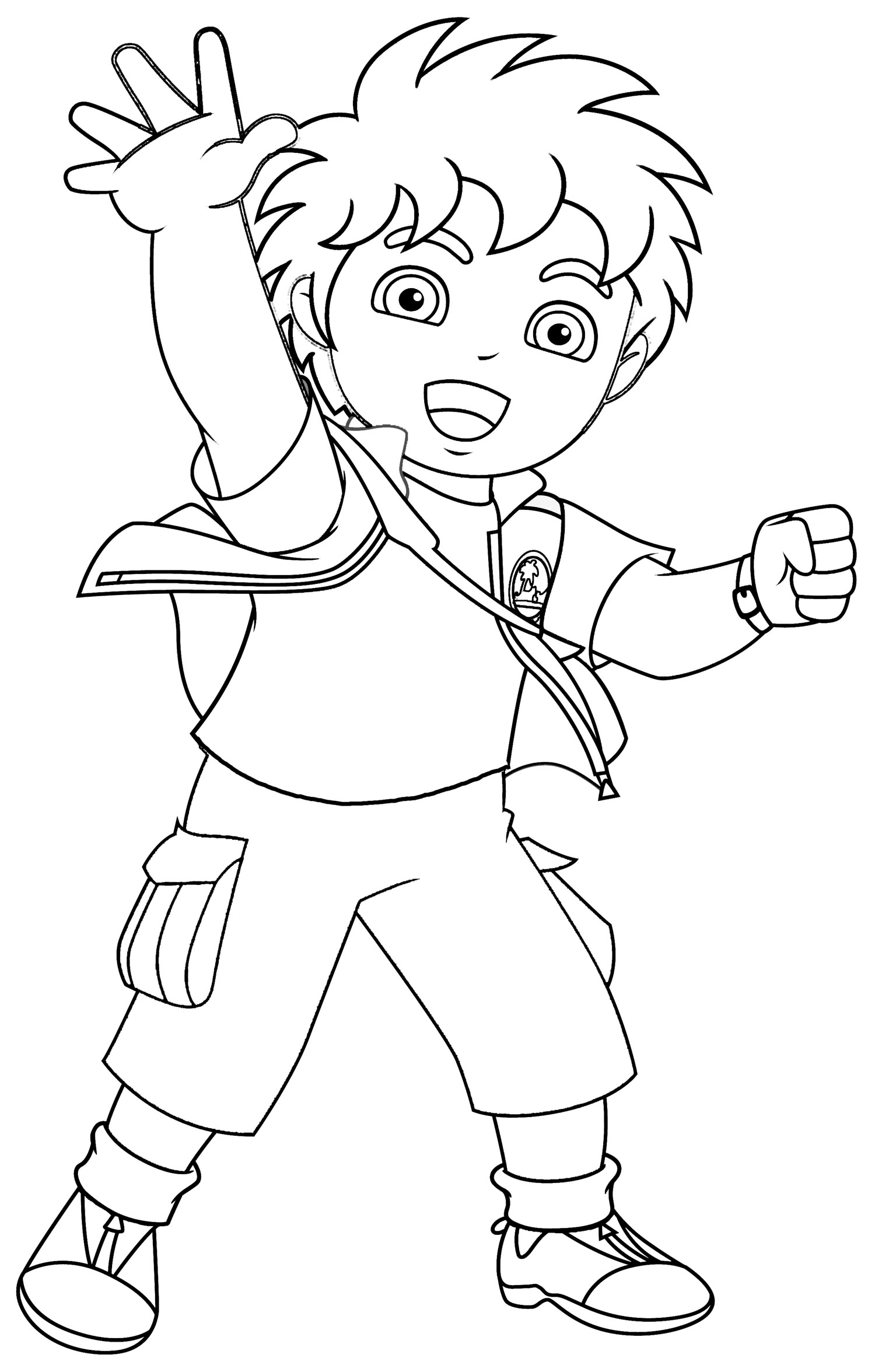 Go Diego, en pleine aventure avec un singe dans la jungle