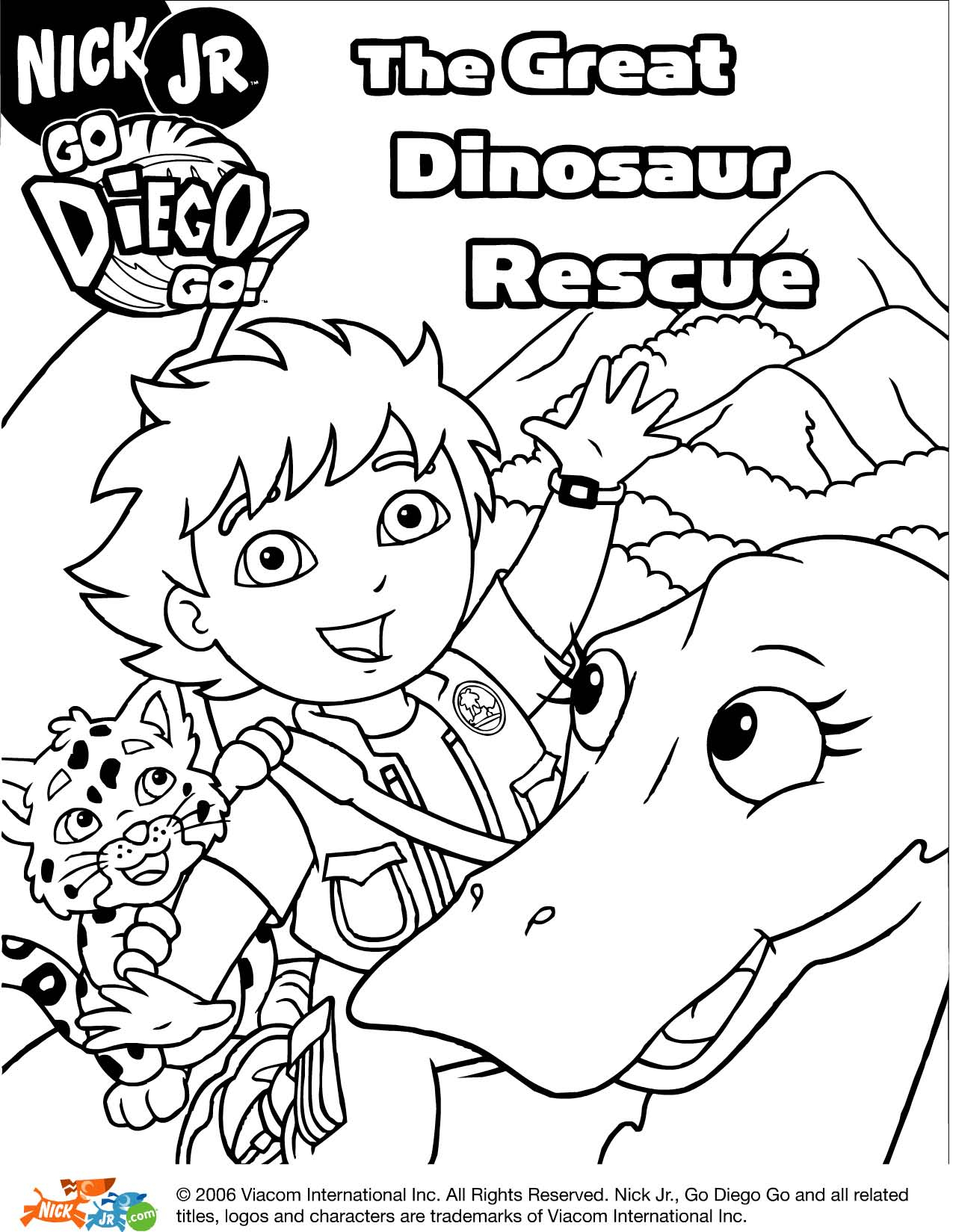 Coloriage Go Diego! #16614 à imprimer Coloriage Go Diego! #16614 à imprimer