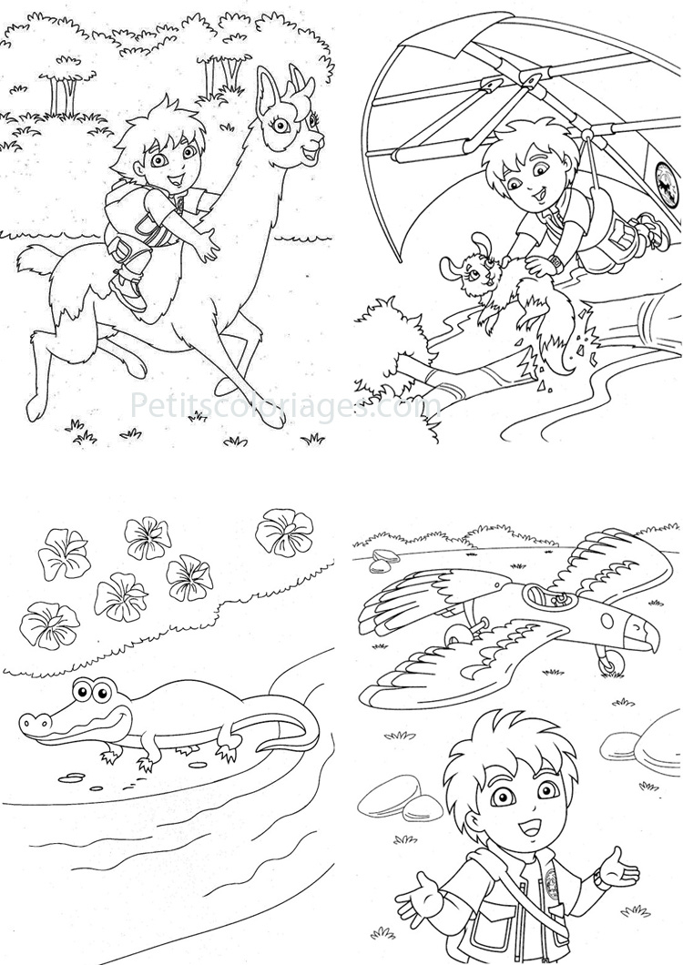 Go Diego, l'explorateur animalier, en pleine aventure dans la jungle