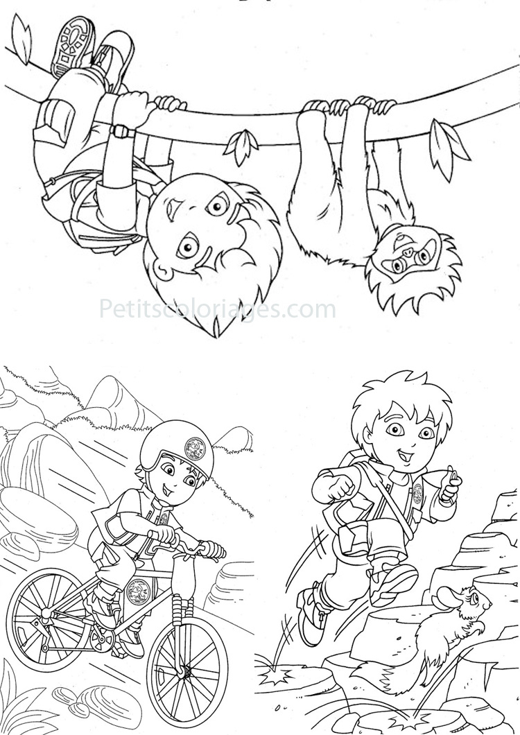 Coloriage Go Diego! #16629 à imprimer Coloriage Go Diego! #16629 à imprimer