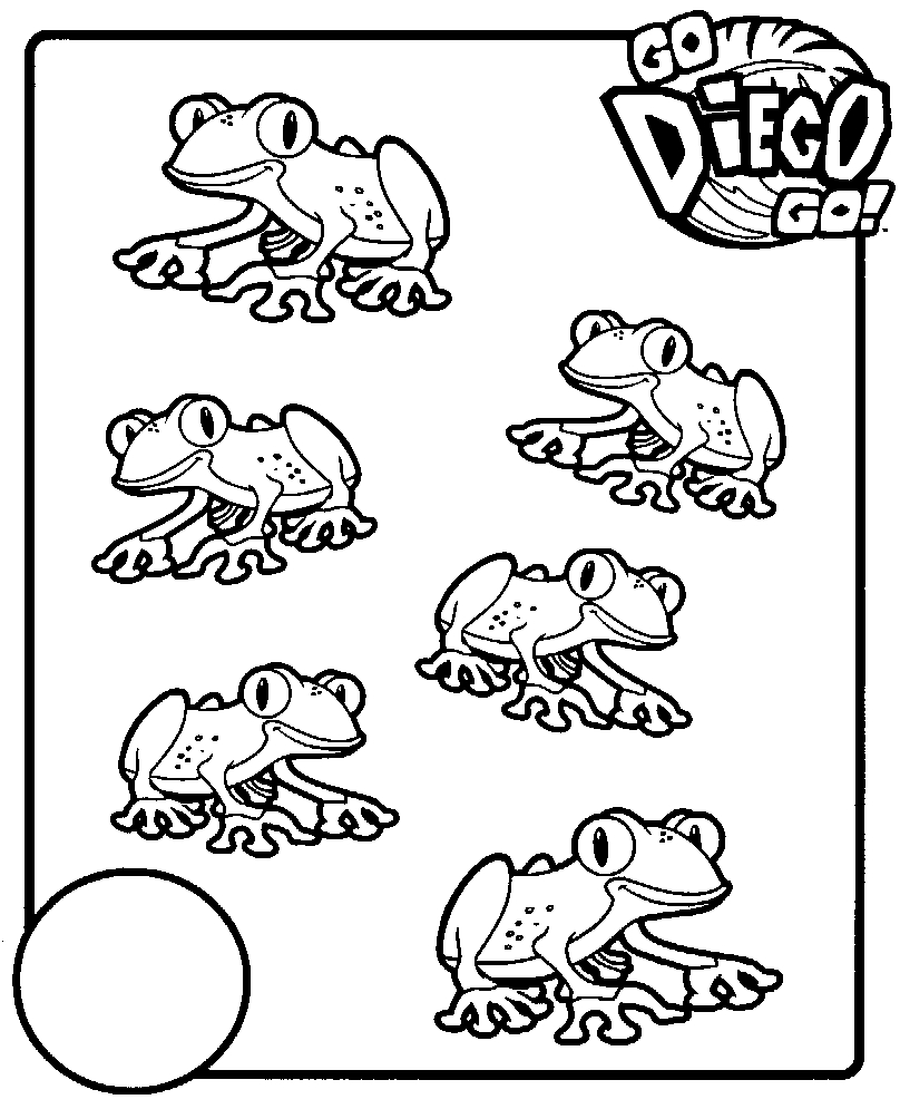 Go Diego, en pleine exploration dans la jungle avec un animal Go Diego, en pleine exploration dans la jungle avec un animal