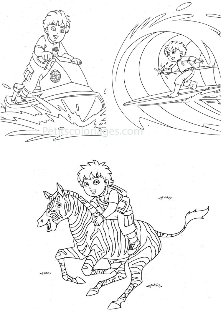 Go Diego dans la jungle avec un animal sauvage