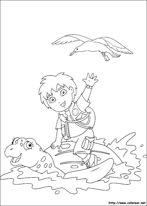 Go Diego en pleine aventure dans la jungle