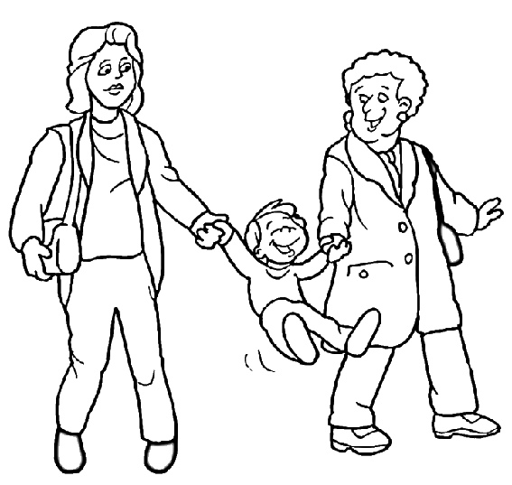Un tendre moment de complicité entre grands-parents et petits-enfants