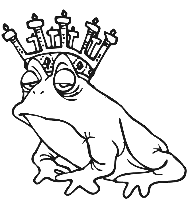 Une grenouille joyeuse assise sur une feuille de nénuphar au bord d’un étang Une grenouille joyeuse assise sur une feuille de nénuphar au bord d’un étang