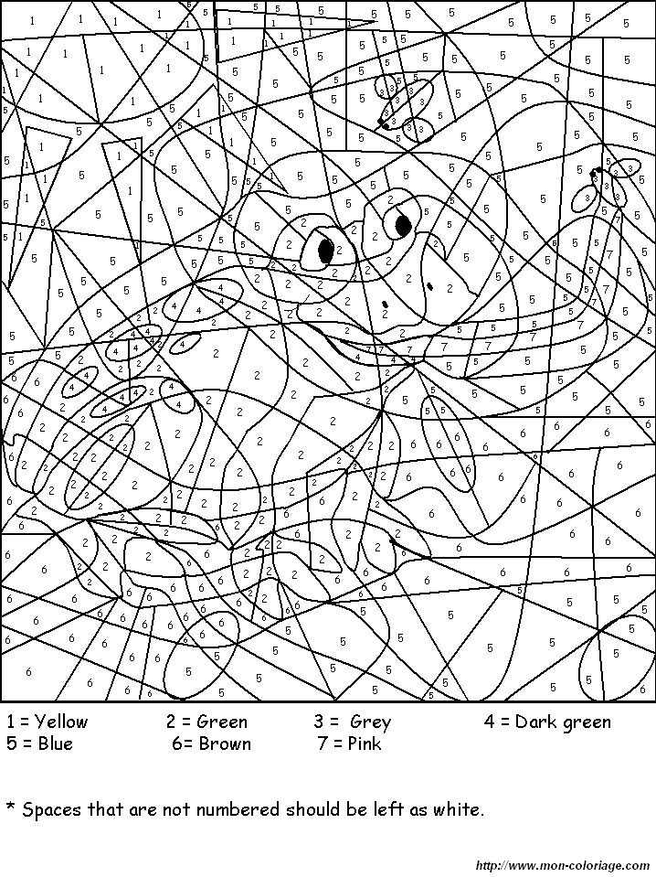 Coloriage d'une grenouille sur un nénuphar dans un environnement aquatique