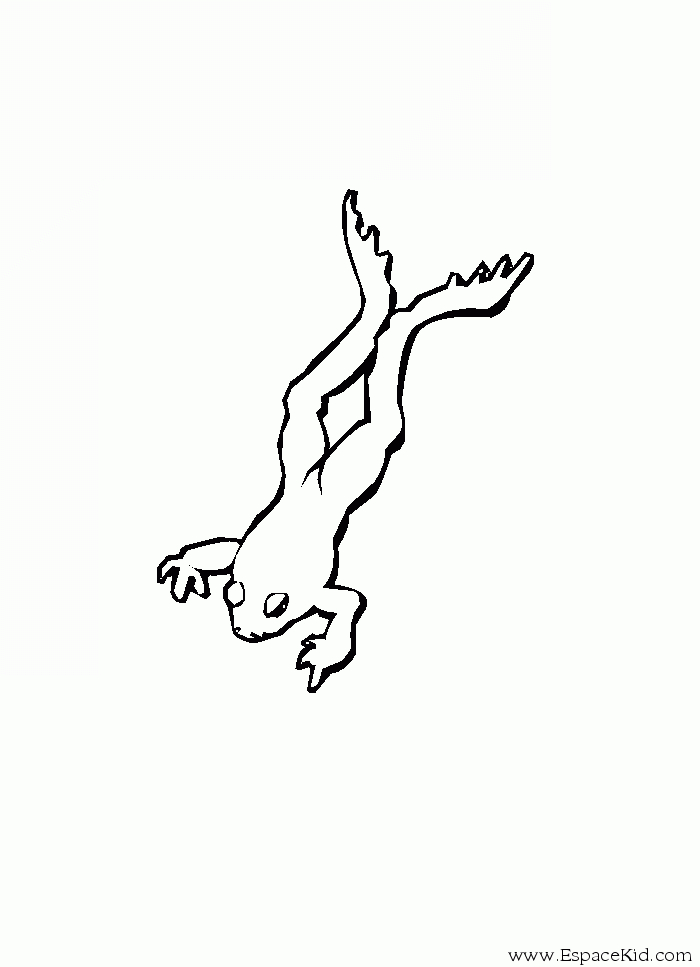 Coloriage d'une grenouille joyeuse sur une nénuphar dans un étang