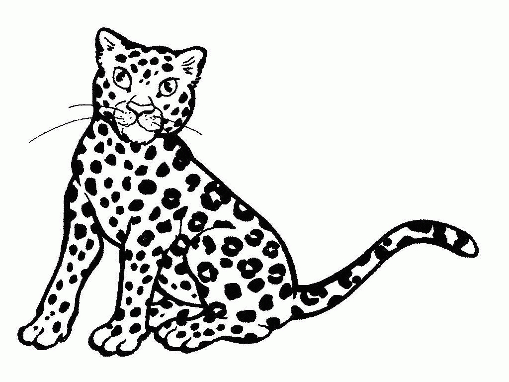 Coloriage d'un guépard en pleine course à travers la savane