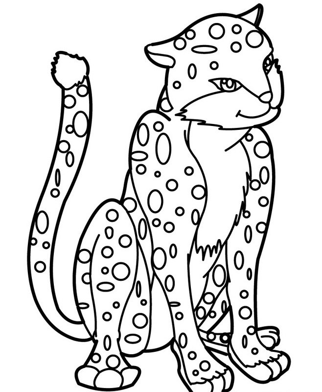 Coloriage Guépard #5960 à imprimer Coloriage Guépard #5960 à imprimer