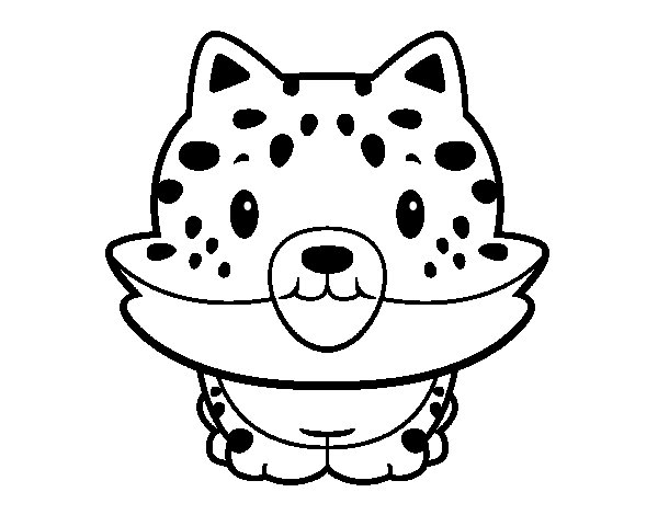 Guepard en mouvement sur un fond naturel