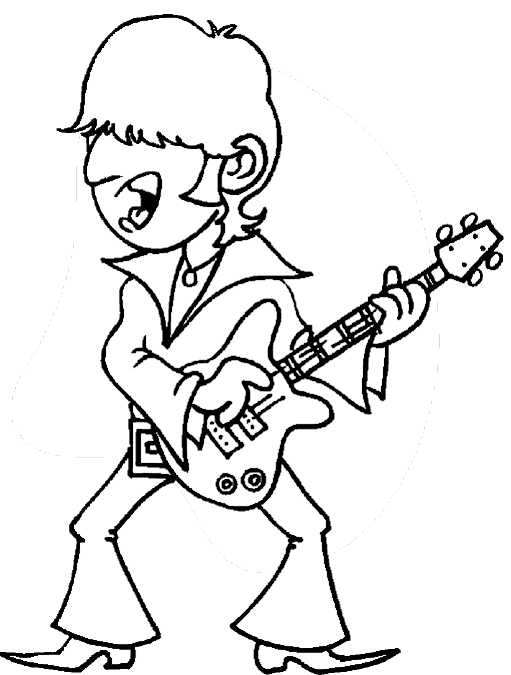 Un guitariste en pleine performance sonore