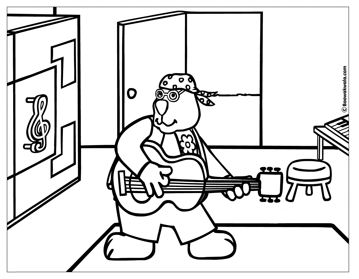 Un guitariste en pleine performance sur scène