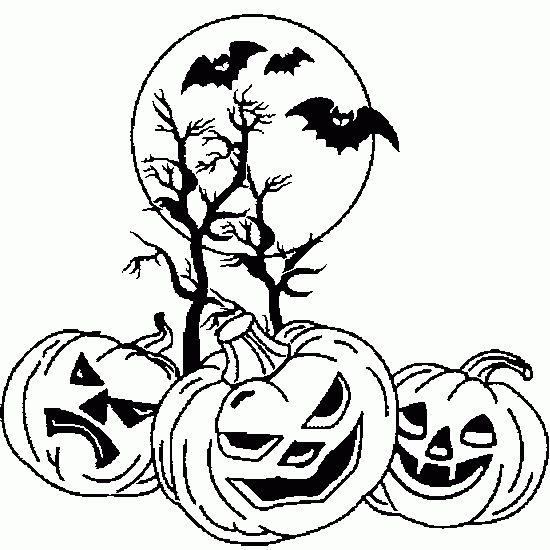 Scène d'Halloween avec un fantôme et une citrouille dans un décor nocturne