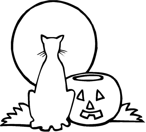 Scène d'Halloween avec un fantôme et une citrouille dans un décor nocturne