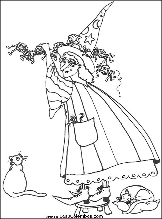 Scène d'Halloween avec un chat noir et une citrouille grimaçante