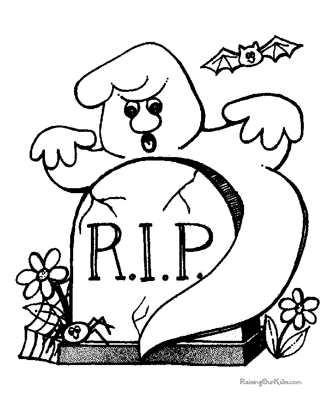 Coloriage d'Halloween avec un château hanté et des créatures de la nuit