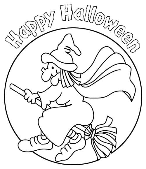 Scène d'Halloween avec sorcière et chauve-souris dans un décor nocturne