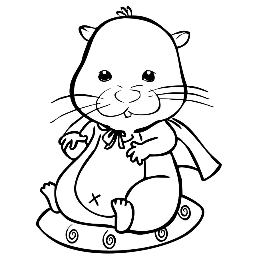 Hamster mignon en pleine exploration dans son habitat